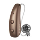 Signia Hörgerät 3 / Akku / Kastanienbraun Signia Pure Charge&Go MaX