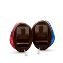 Signia Hörgerät 7Nx / IIC 10 Batterie / Links Rechts Dunkelbraun Signia Insio DRAFT